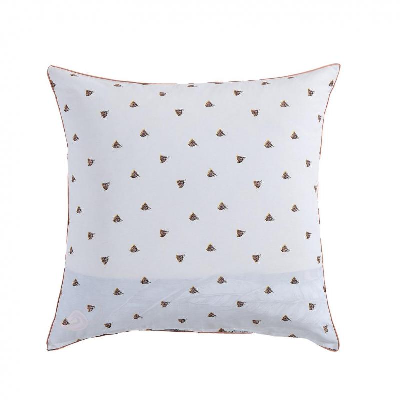 Logan & Mason Coonawarra Green Cotton/Polyester Printed European Pillowcase 65x65cm | Green
